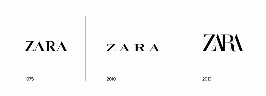 zara logo history